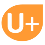 U plus square logo